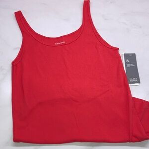Eileen Fisher scarlet pink Tank Top